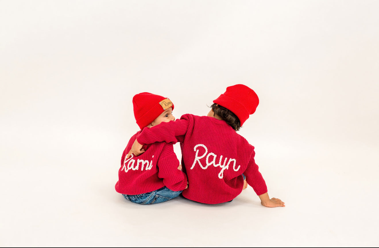 Personalized Baby Sweaters-knit