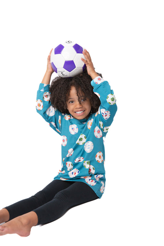 My First World Cup Bamboo Soccer Hoodie | Unisex Kids Hoodie Ages 18M–6Y