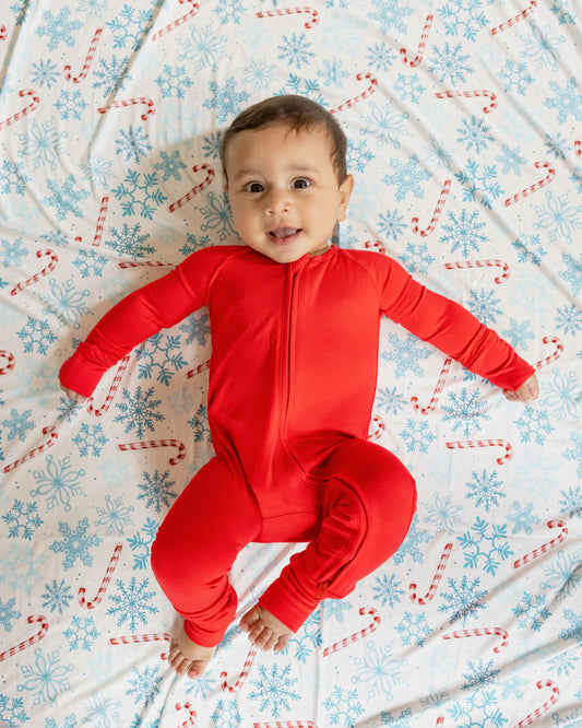 My First  Candy Cane: Bamboo Swaddle