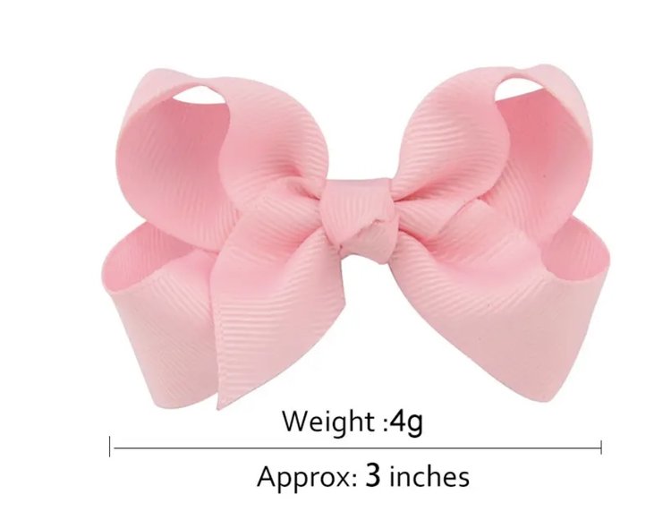 Baby Clip Bows – Colorful Hair Accessories in Matching Pairs