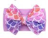 Colorful Baby Hair Bows – Soft Nylon Headbands for Girls