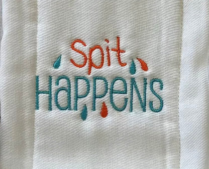 Personalized Baby Burp Cloths – 6-Layer Muslin Cotton