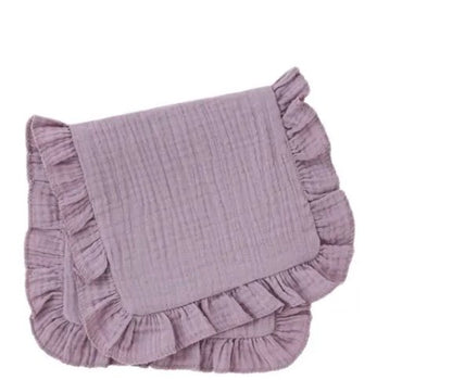 Ruffle Muslin Burp Cloths – Soft & Stylish Baby Essentials