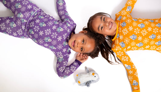 Lets Play In The Snow- Penguin 2 Piece Pajamas