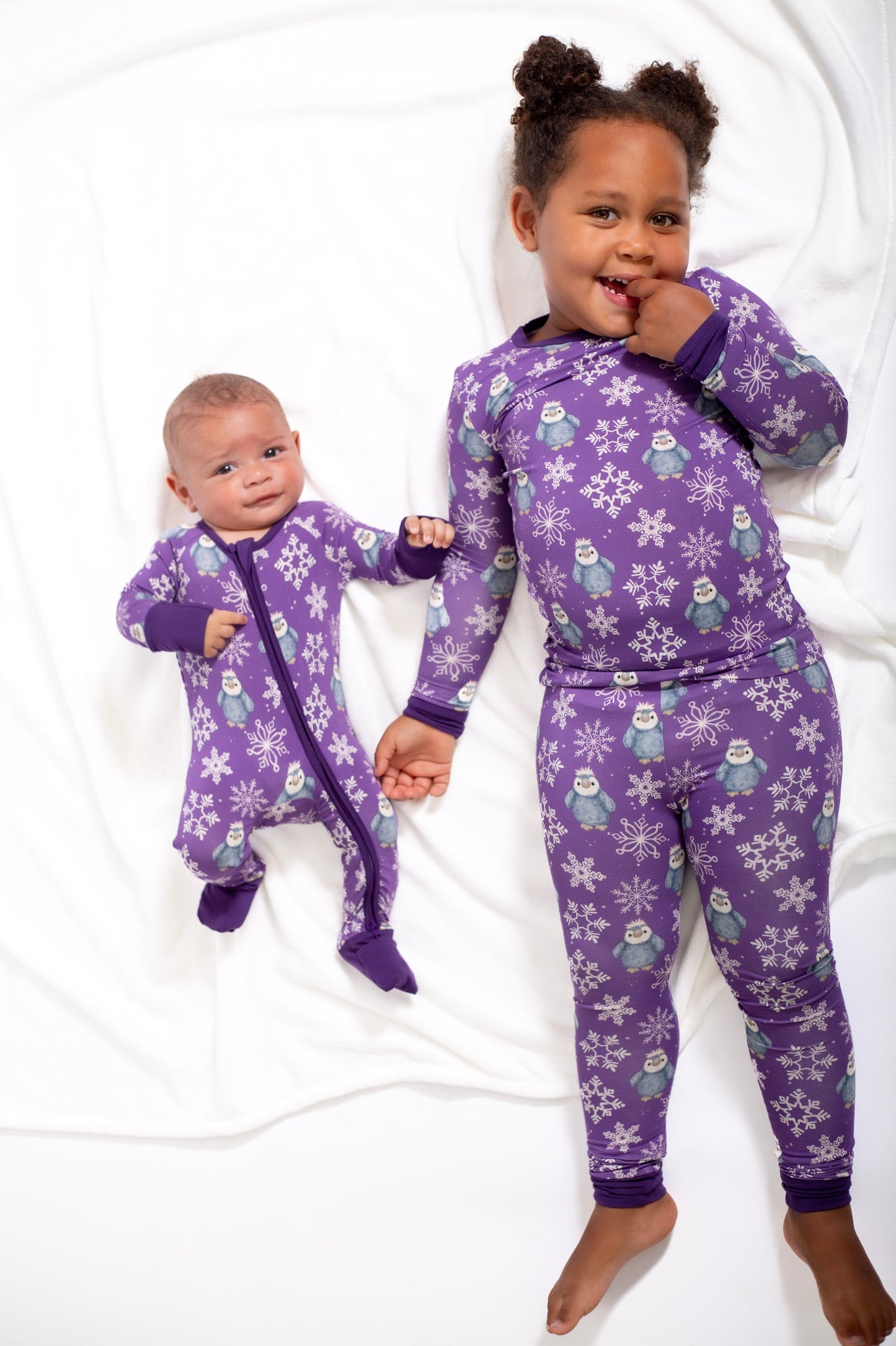 My First Snow Fall  - Penguin Onesies
