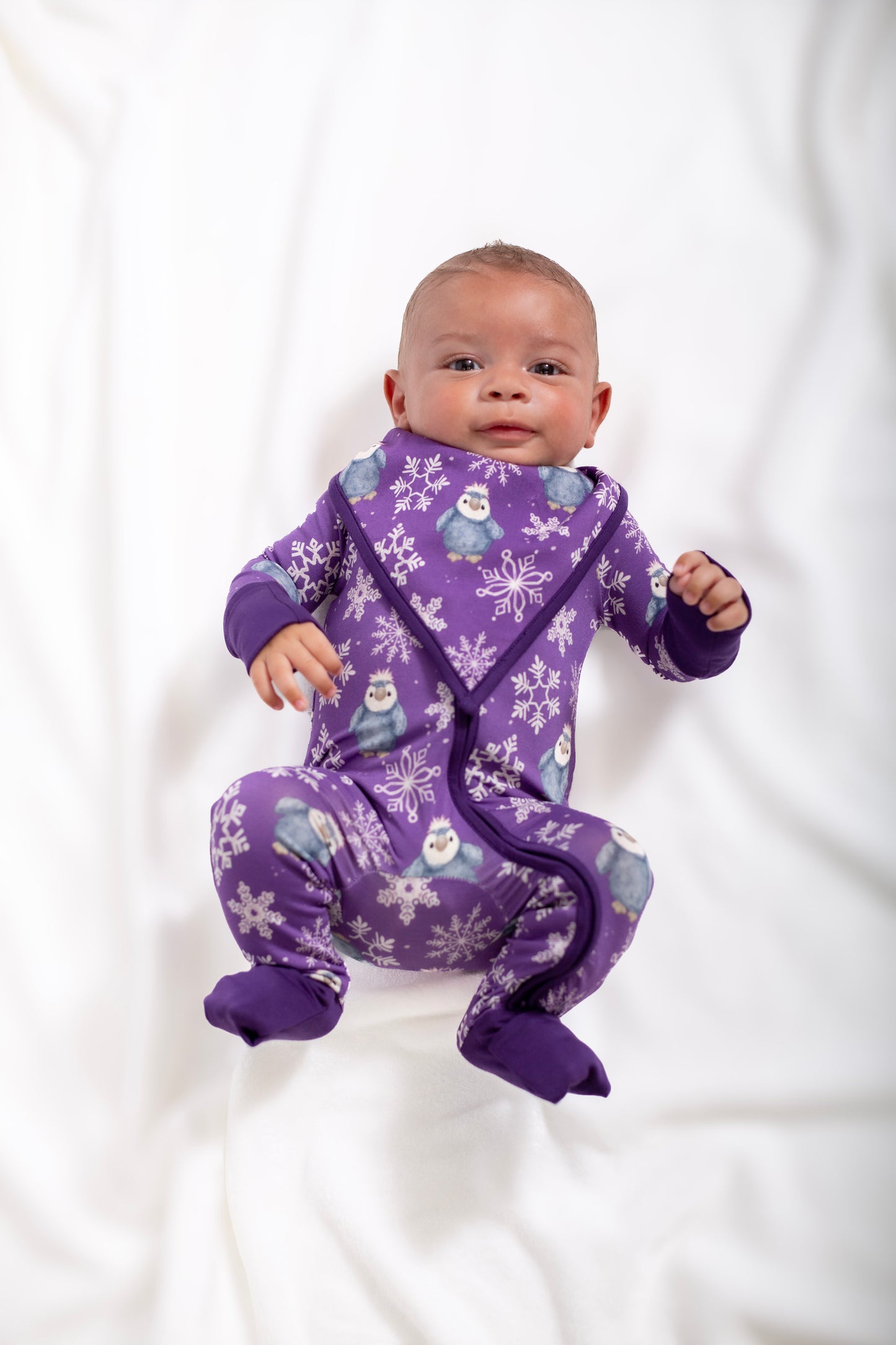 My First Snow Fall  - Penguin Onesies