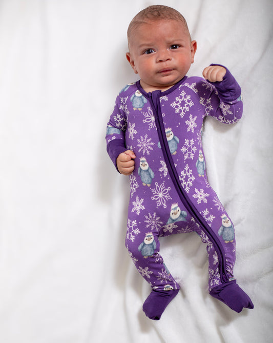My First Snow Fall  - Penguin Onesies