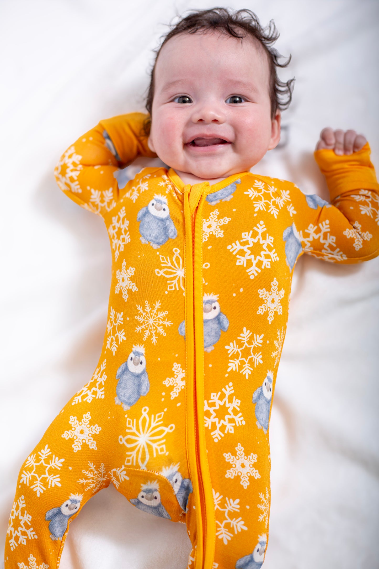 My First Snow Fall  - Penguin Onesies