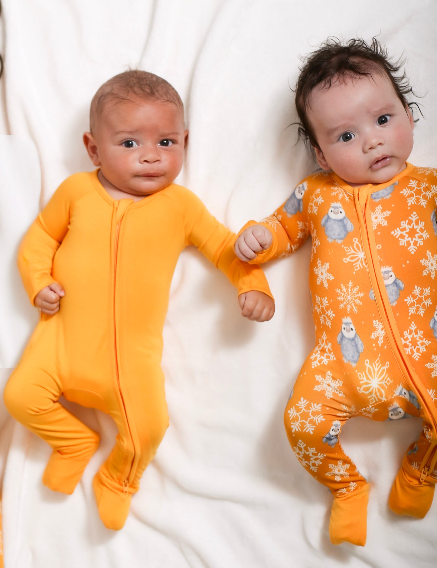 My First Snow Fall  - Penguin Onesies