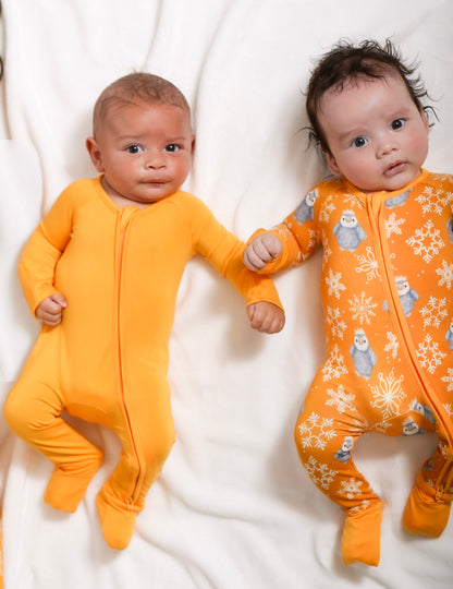 My First Snow Fall  - Penguin Onesies