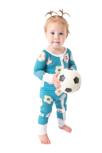 My First World Cup Soccer Match Bamboo Baby Onesie | Soccer Baby Outfit