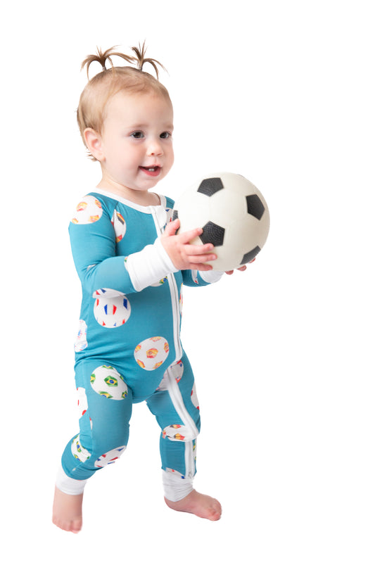 My First World Cup Soccer Match Bamboo Baby Onesie | Soccer Baby Outfit