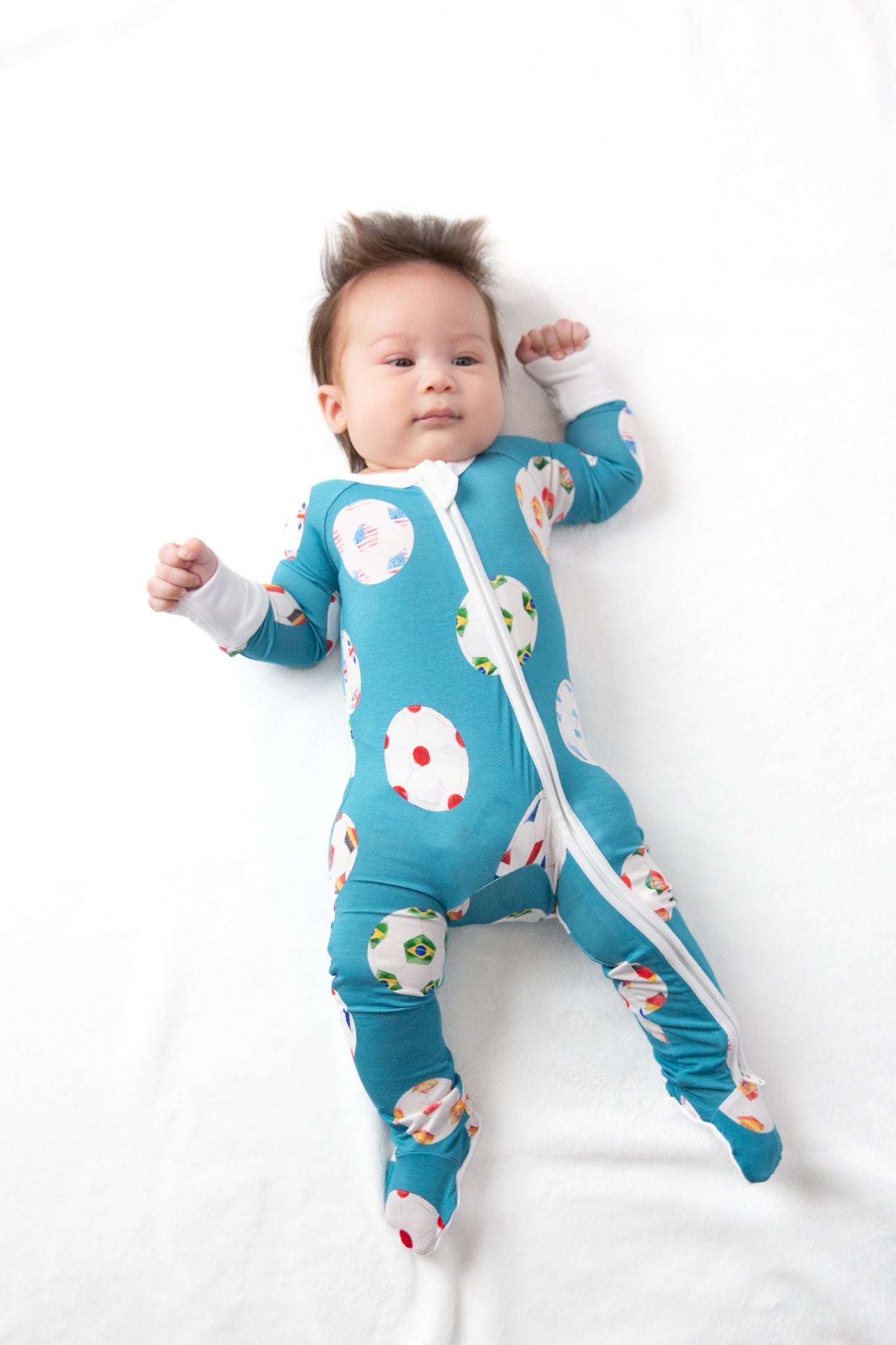 My First World Cup Soccer Match Bamboo Baby Onesie | Soccer Baby Outfit