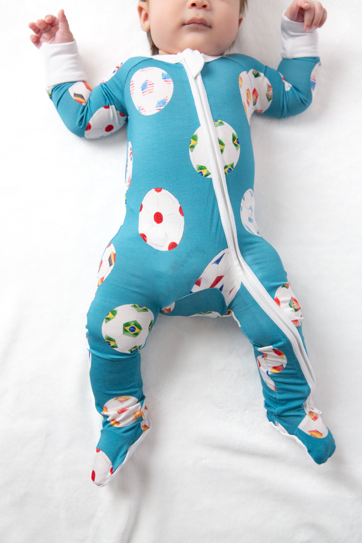 My First World Cup Soccer Match Bamboo Baby Onesie | Soccer Baby Outfit