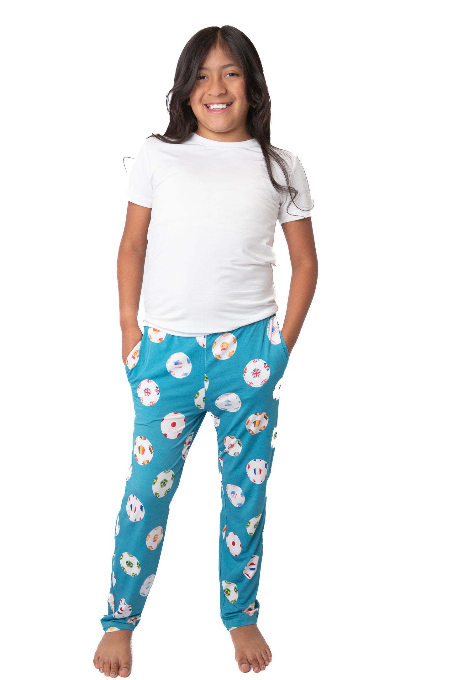 My First World Cup Soccer Pajamas for Kids Ages 7–12 | Bamboo PJ Set