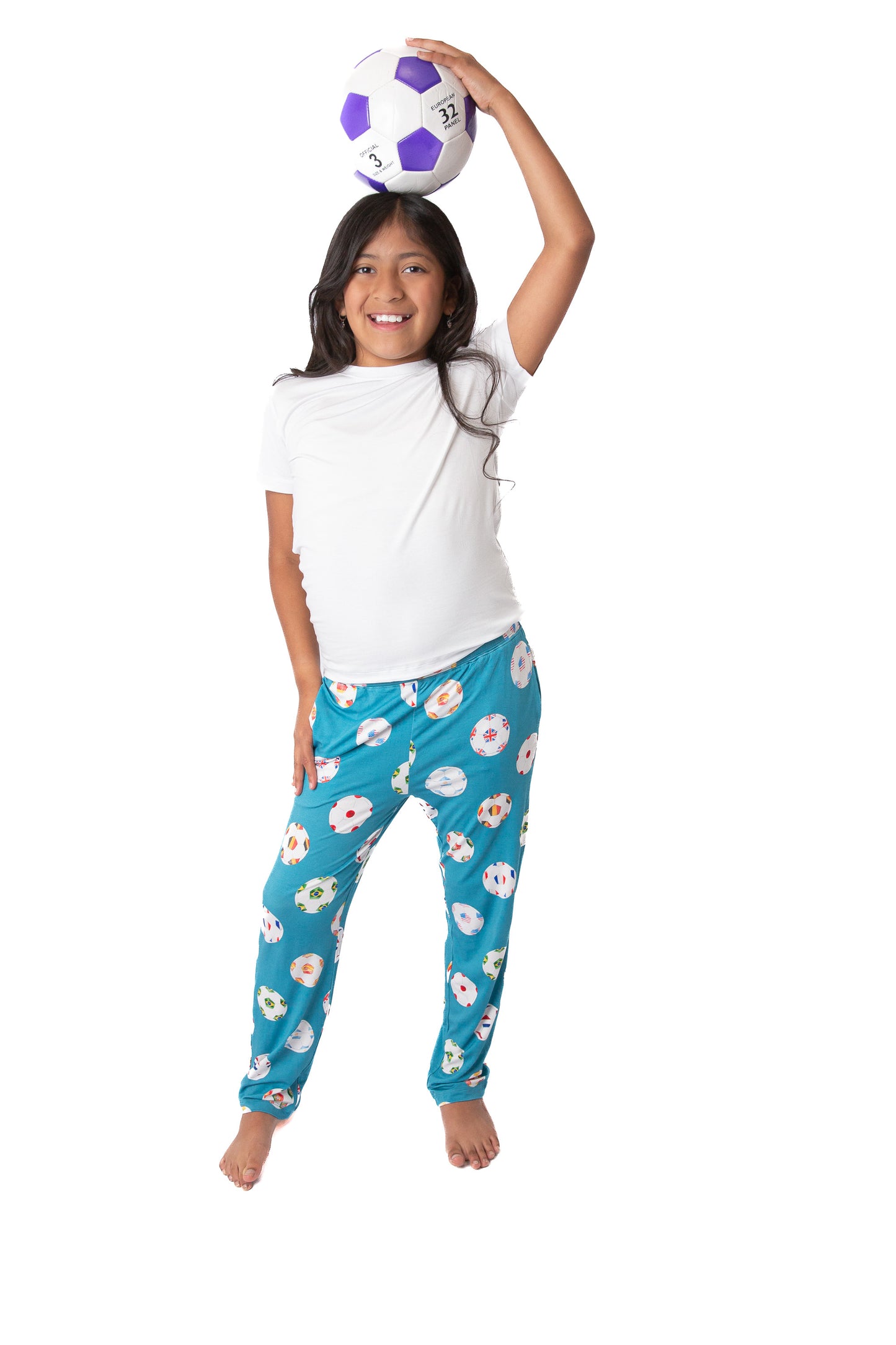 My First World Cup Soccer Pajamas for Kids Ages 7–12 | Bamboo PJ Set