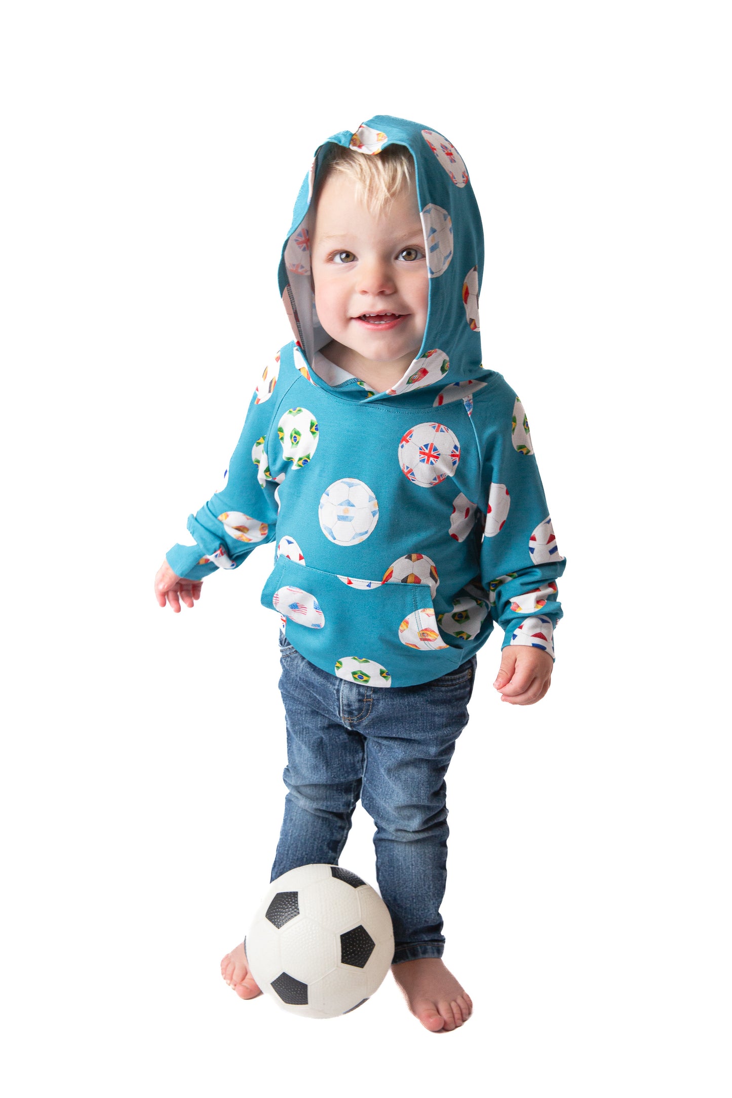 My First World Cup Bamboo Soccer Hoodie | Unisex Kids Hoodie Ages 18M–6Y