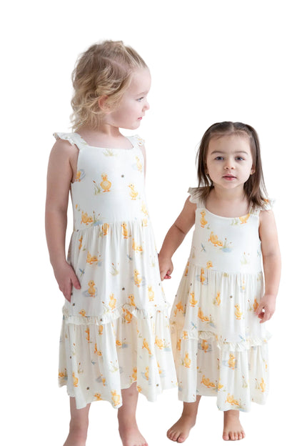 First Waddle Sundress for Baby & Toddler | Soft Breathable Summer Dress for First Steps