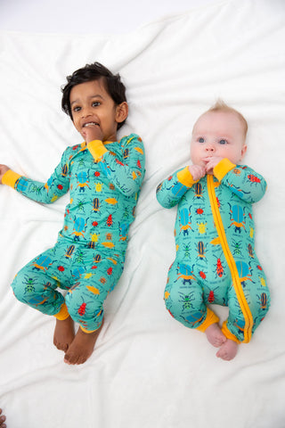 My First Beetle Bonanza™ Bamboo Kids Pajama Set | Butter-Soft Long Sleeve Pajamas