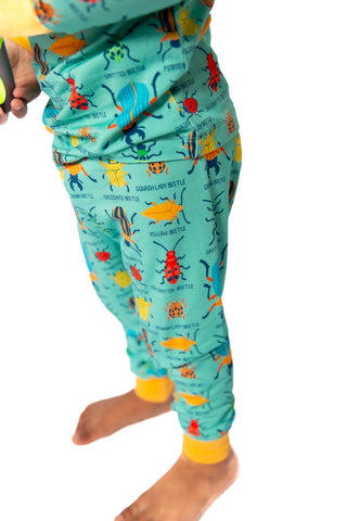 My First Beetle Bonanza™ Bamboo Kids Pajama Set | Butter-Soft Long Sleeve Pajamas
