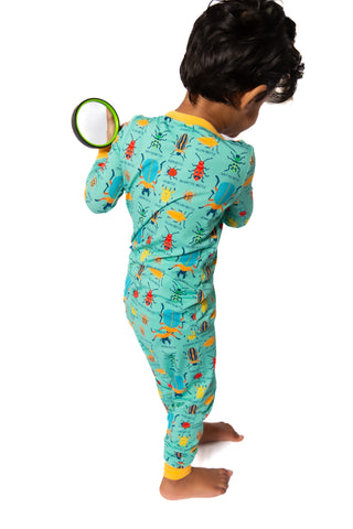 My First Beetle Bonanza™ Bamboo Kids Pajama Set | Butter-Soft Long Sleeve Pajamas