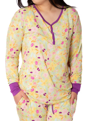 My First Bloom Women’s Bamboo Pajamas | Jogger Set