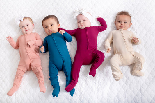 Bamboo Solid  Baby Onesies – Soft, Breathable & Convertible Comfort