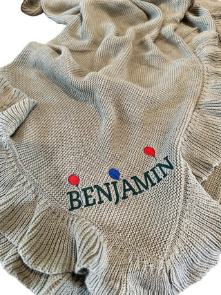 Personalized Crochet Baby Blanket – Soft Heirloom Keepsake