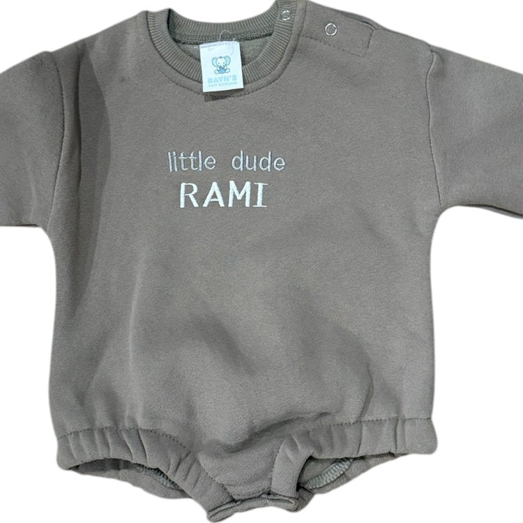 Hey Dude Fleece Onesies – Personalized, Soft & Cozy for Babies