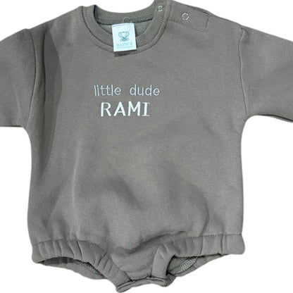 Hey Dude Fleece Onesies – Personalized, Soft & Cozy for Babies