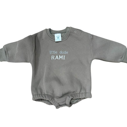 Hey Dude Fleece Onesies – Personalized, Soft & Cozy for Babies