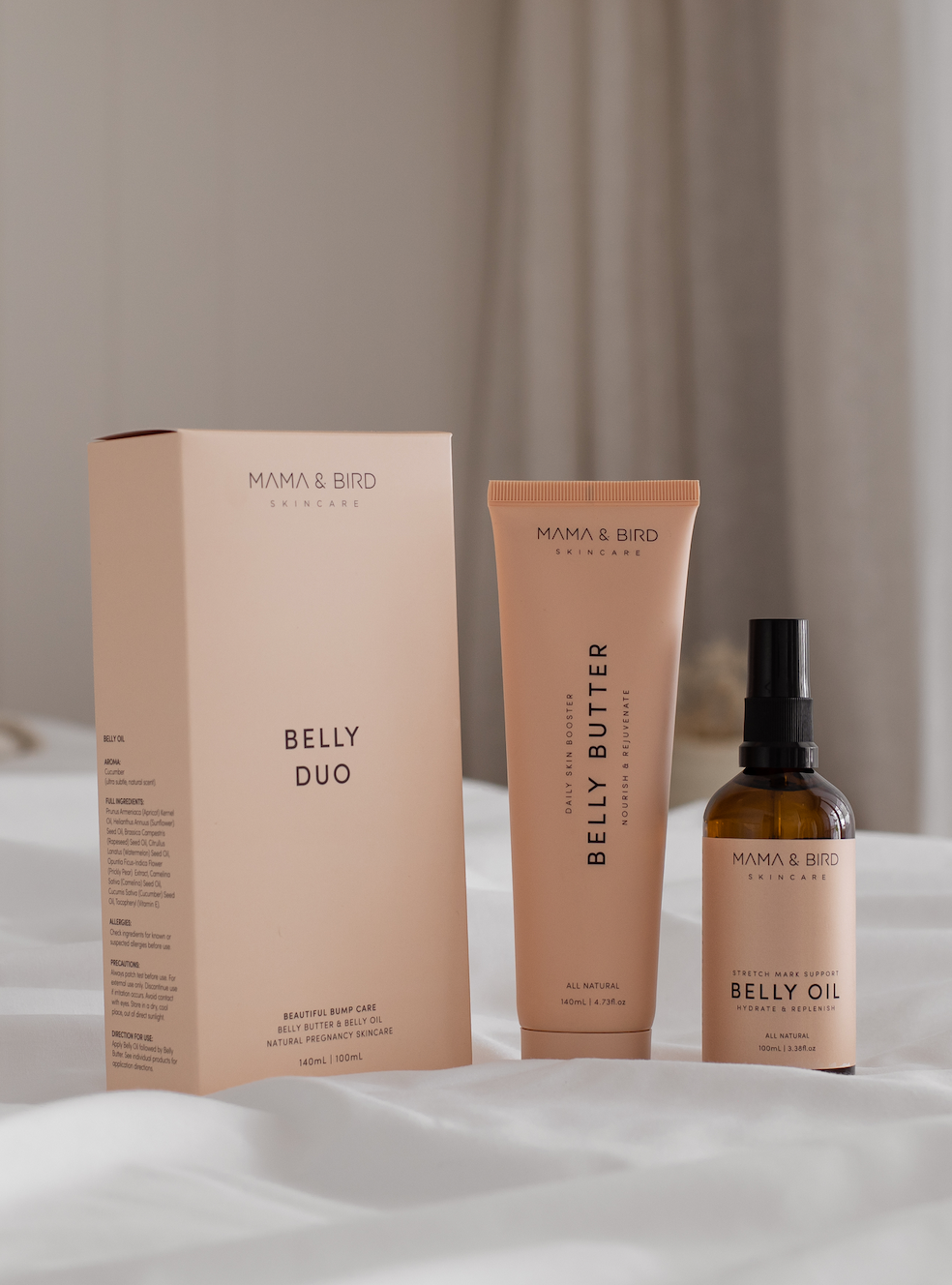 Pregnancy Belly Duo – Stretch Mark Oil & Butter Set