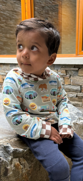 national parks bamboo hoodie for toddlers