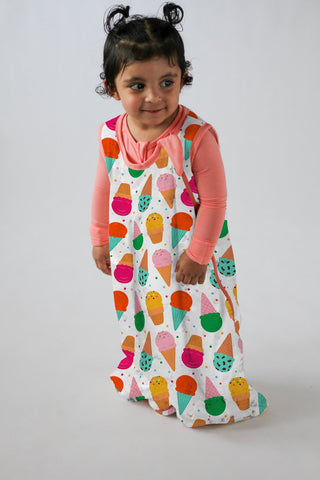 My First Ice Cream Cone Bamboo Sleep Sack | Soft Baby Sleep Bag