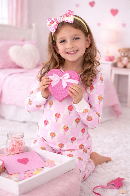 You Will Always Be My Valentine Pajamas: 2 Piece Valentines Pajamas