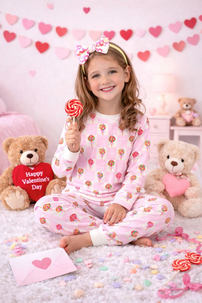 You Will Always Be My Valentine Pajamas: 2 Piece Valentines Pajamas