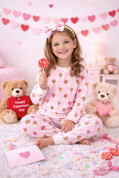 You Will Always Be My Valentine Pajamas: 2 Piece Valentines Pajamas