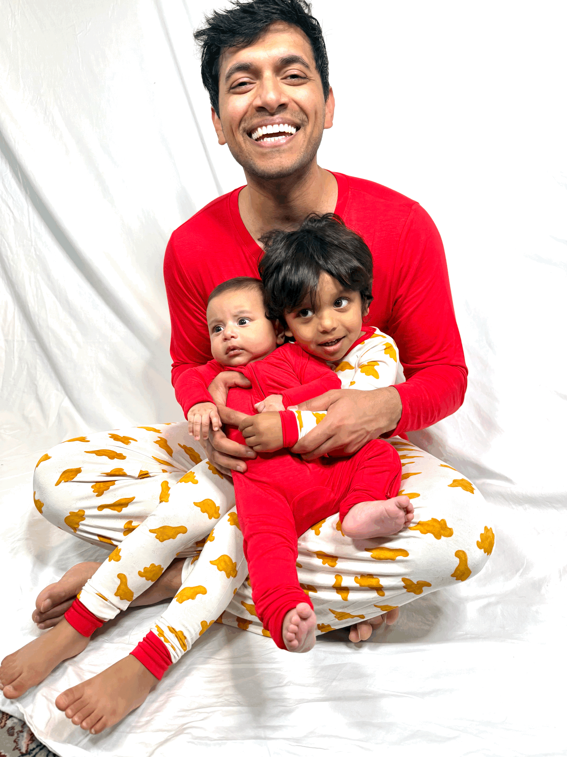 dad  dinosaur bamboo pajamas