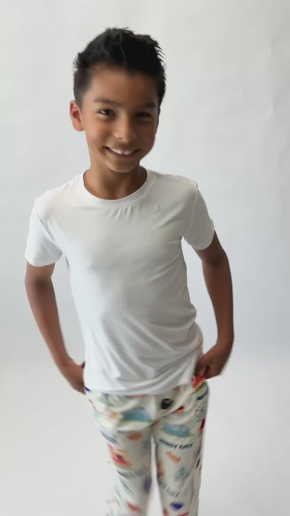 Windy City Chicago Bamboo Pajamas Unisex| Soft Chicago Kids Pajama Set