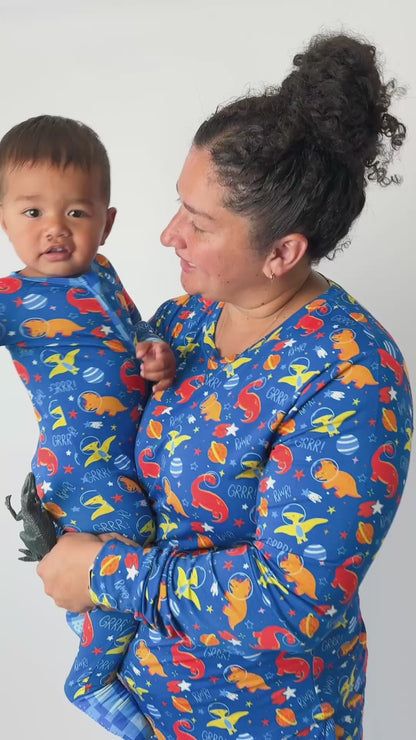 matching mother and son bamboo pajamas