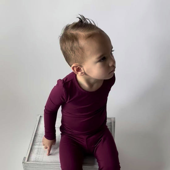 Toddler two piece temperature controlled sleepwear