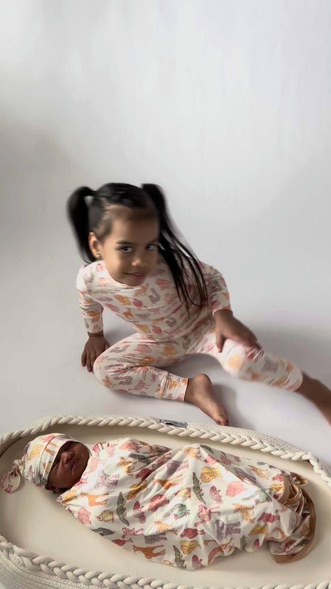 animal themed bamboo pajamas