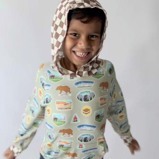 bamboo national parks hoodie sweatshirt for toddlers