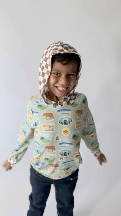 bamboo national parks hoodie sweatshirt for toddlers