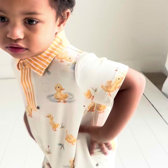 shortie bamboo baby boy outfit