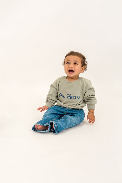 Custom Embroidered Baby Sweatshirt – Soft Bamboo Pullover