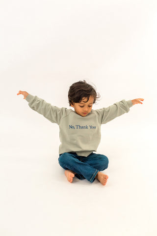 Custom Embroidered Baby Sweatshirt – Personalized Soft Bamboo Pullover