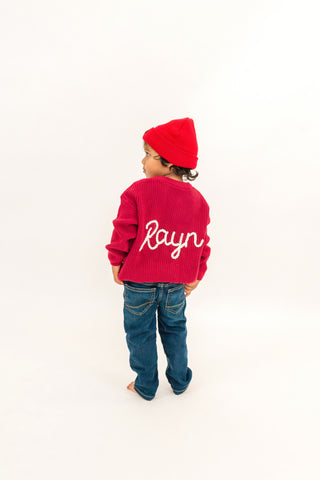 Personalized Baby Sweaters-knit