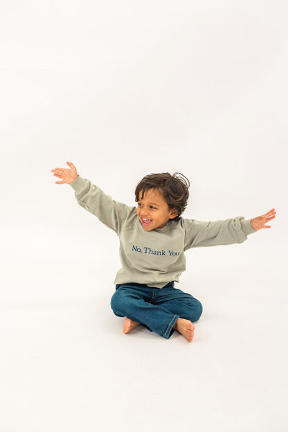 Custom Embroidered Baby Sweatshirt – Soft Bamboo Pullover