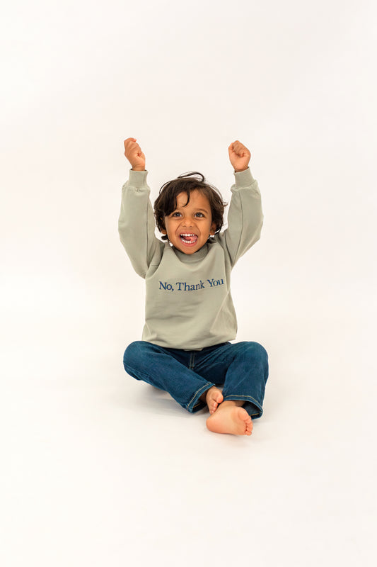 Custom Embroidered Baby Sweatshirt – Soft Bamboo Pullover